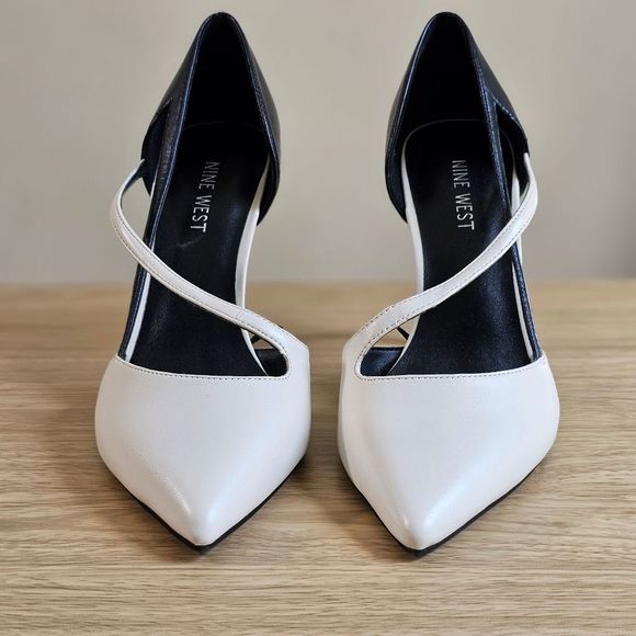 Nine West Black and White Heels - Picture 3 of 12